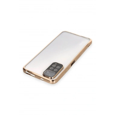 Mey İthalat®   Redmi Note 11 Kılıf  Lensli Silikon - Gold
