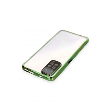 Mey İthalat®   Redmi Note 11 Kılıf  Lensli Silikon - Yeşil