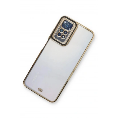 Mey İthalat® Redmi Note 11 Kılıf Liva Lens Silikon - Siyah