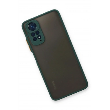 Mey İthalat®   Redmi Note 11 Kılıf Montreal Silikon Kapak - Yeşil