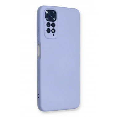 Mey İthalat®   Redmi Note 11 Kılıf Nano içi Kadife Silikon - Lila