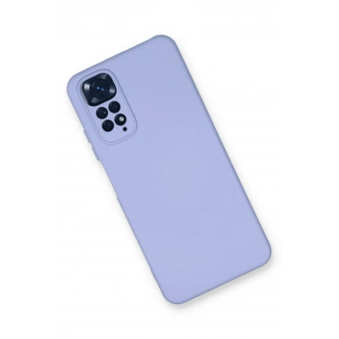Mey İthalat®   Redmi Note 11 Kılıf Nano içi Kadife Silikon - Lila
