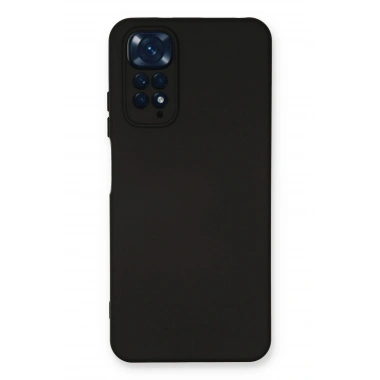 Mey İthalat®   Redmi Note 11 Kılıf Nano içi Kadife Silikon - Siyah