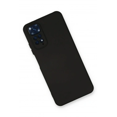 Mey İthalat®   Redmi Note 11 Kılıf Nano içi Kadife Silikon - Siyah