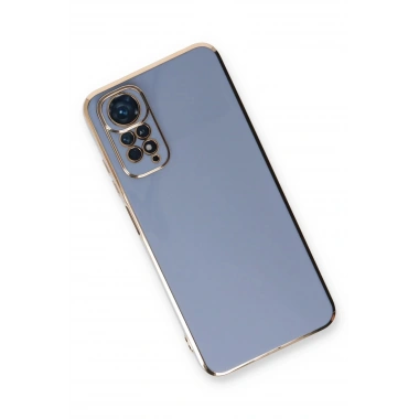 Mey İthalat®   Redmi Note 11 Kılıf Volet Silikon - Mavi
