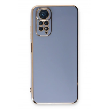 Mey İthalat®   Redmi Note 11 Kılıf Volet Silikon - Mavi