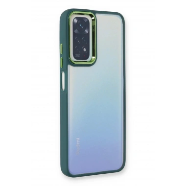 Mey İthalat® Redmi Note 11 Pro Kılıf Dora Kapak - Haki Yeşil