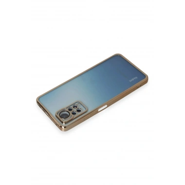 Mey İthalat®   Redmi Note 11 Pro Kılıf  Lensli Silikon - Gold