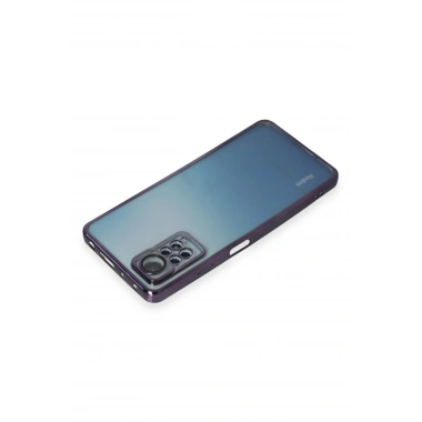 Mey İthalat®   Redmi Note 11 Pro Kılıf  Lensli Silikon - Mor