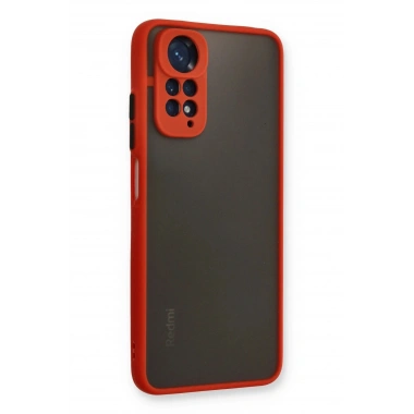 Mey İthalat®   Redmi Note 11 Pro Kılıf Montreal Silikon Kapak - Kırmızı