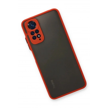 Mey İthalat®   Redmi Note 11 Pro Kılıf Montreal Silikon Kapak - Kırmızı