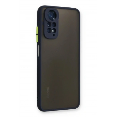 Mey İthalat®   Redmi Note 11 Pro Kılıf Montreal Silikon Kapak - Lacivert