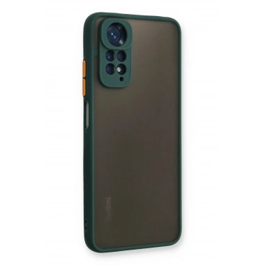 Mey İthalat®   Redmi Note 11 Pro Kılıf Montreal Silikon Kapak - Yeşil