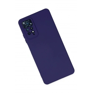 Mey İthalat®   Redmi Note 11 Pro Kılıf Nano içi Kadife Silikon - Mor