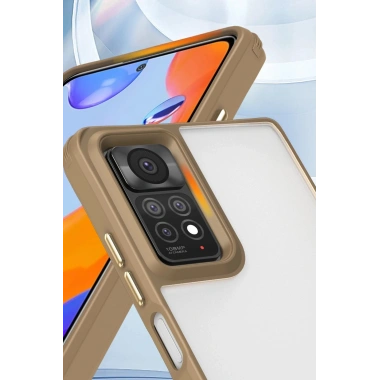 Mey İthalat®   Redmi Note 11 Pro Kılıf Penta Silikon Kılıf - Şeffaf