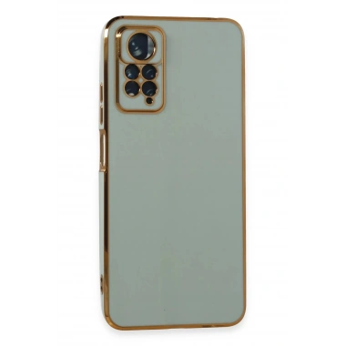 Mey İthalat®   Redmi Note 11 Pro Kılıf Volet Silikon - Açık Yeşil