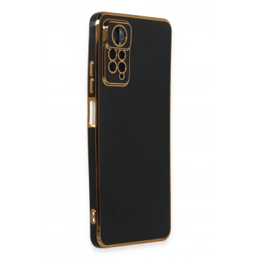 Mey İthalat®   Redmi Note 11 Pro Kılıf Volet Silikon - Siyah