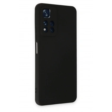 Mey İthalat®   Redmi Note 11 Pro Plus 5G Kılıf Nano içi Kadife Silikon - Siyah