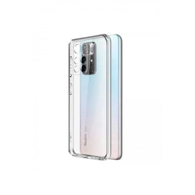 Mey İthalat®   Redmi Note 11T Kılıf Lüx Şeffaf Silikon