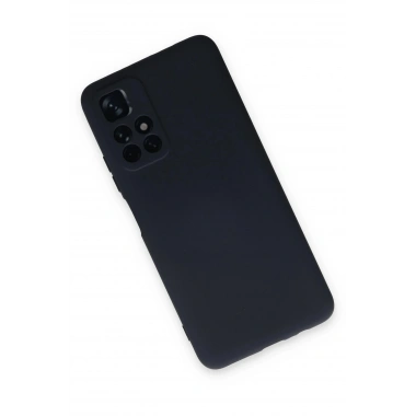 Mey İthalat®   Redmi Note 11T Kılıf Nano içi Kadife Silikon - Lacivert