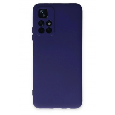 Mey İthalat®   Redmi Note 11T Kılıf Nano içi Kadife Silikon - Mor