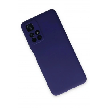 Mey İthalat®   Redmi Note 11T Kılıf Nano içi Kadife Silikon - Mor