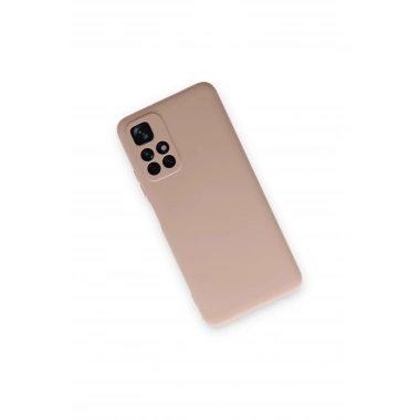 Mey İthalat®   Redmi Note 11T Kılıf Nano içi Kadife Silikon - Pudra