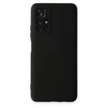 Mey İthalat®   Redmi Note 11T Kılıf Nano içi Kadife Silikon - Siyah