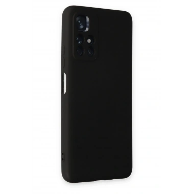 Mey İthalat®   Redmi Note 11T Kılıf Nano içi Kadife Silikon - Siyah