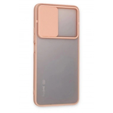 Mey İthalat®   Redmi Note 11T Kılıf Palm Buzlu Kamera Sürgülü Silikon - Pembe
