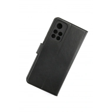 Mey İthalat®   Redmi Note 11T Kılıf Trend S Plus Kapaklı Kılıf - Siyah