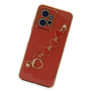 Mey İthalat®   Redmi Note 12 4G Kılıf Esila Silikon - Kırmızı