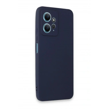 Mey İthalat®   Redmi Note 12 4G Kılıf First Silikon - Lacivert