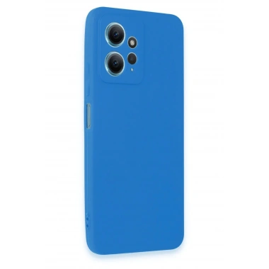 Mey İthalat®   Redmi Note 12 4G Kılıf First Silikon - Mavi