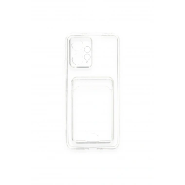Mey İthalat®   Redmi Note 12 4G Kılıf Kart Şeffaf Silikon - Şeffaf