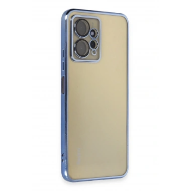 Mey İthalat®   Redmi Note 12 4G Kılıf  Lensli Silikon - Açık Mavi