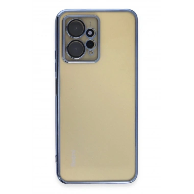Mey İthalat®   Redmi Note 12 4G Kılıf  Lensli Silikon - Açık Mavi