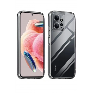 Mey İthalat®   Redmi Note 12 4G Kılıf Lüx Şeffaf Silikon