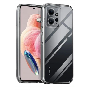 Mey İthalat®   Redmi Note 12 4G Kılıf Lüx Şeffaf Silikon