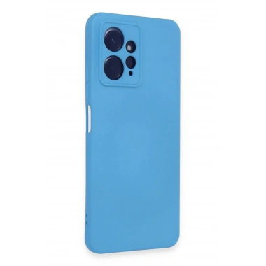 Mey İthalat®   Redmi Note 12 4G Kılıf Nano içi Kadife Silikon - Mavi