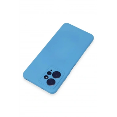 Mey İthalat®   Redmi Note 12 4G Kılıf Nano içi Kadife Silikon - Mavi