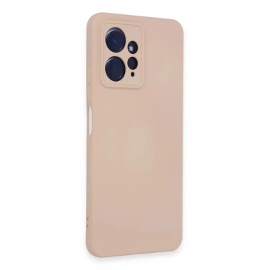 Mey İthalat®   Redmi Note 12 4G Kılıf Nano içi Kadife Silikon - Pudra