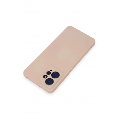 Mey İthalat®   Redmi Note 12 4G Kılıf Nano içi Kadife Silikon - Pudra