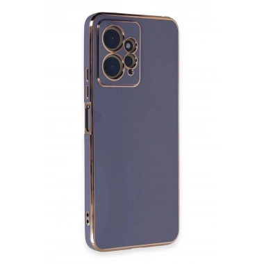 Mey İthalat®   Redmi Note 12 4G Kılıf Volet Silikon - Mavi