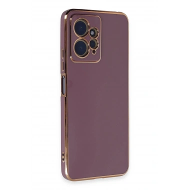Mey İthalat®   Redmi Note 12 4G Kılıf Volet Silikon - Mor