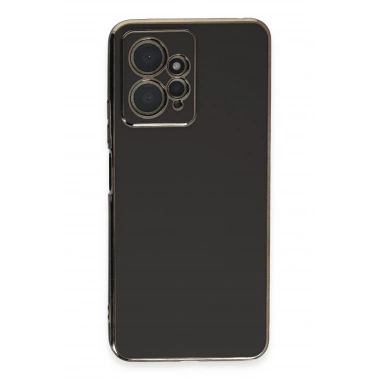 Mey İthalat®   Redmi Note 12 4G Kılıf Volet Silikon - Siyah