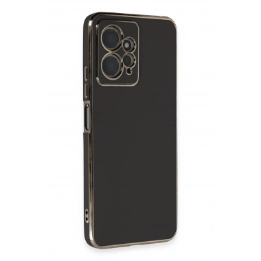 Mey İthalat®   Redmi Note 12 4G Kılıf Volet Silikon - Siyah