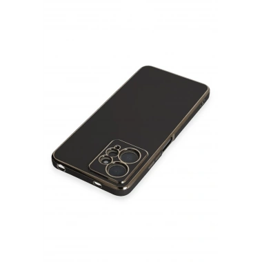 Mey İthalat®   Redmi Note 12 4G Kılıf Volet Silikon - Siyah
