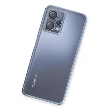 Mey İthalat®   Redmi Note 12 5G Kılıf  Lensli Silikon - Açık Mavi