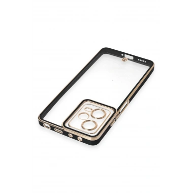 Mey İthalat® Redmi Note 12 5G Kılıf Liva Lens Silikon - Siyah